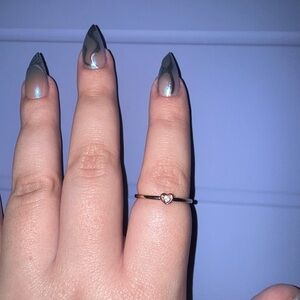 Elegant Gold Heart Ring